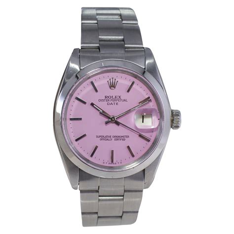 pink face rolex watch|rolex pink face for sale.